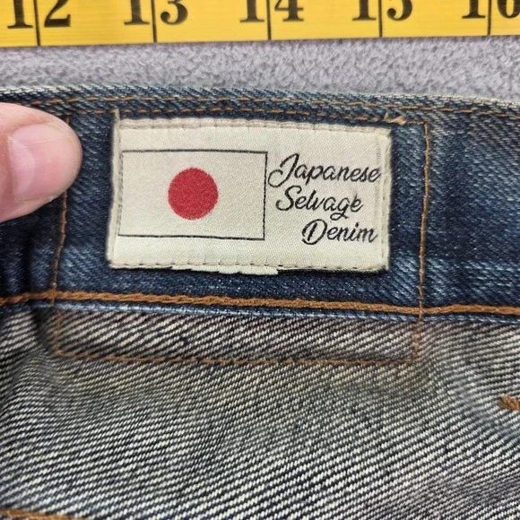 Pike Brothers Jeans Mens Selvedge Blue Roamer Whiskers Honeycomb Fits 36x27 - Picture 16 of 16